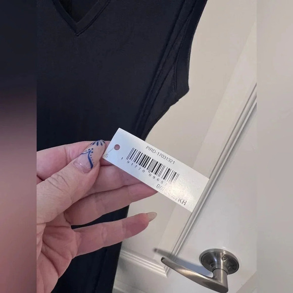 NWT | Daily Ritual | Basic  Black Jersey Tank Dress | Size S - Picture 4 of 8